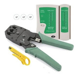 Pinza Ponchadora 3 En 1 Con Probador Tester Rj45 Rj11 Redes