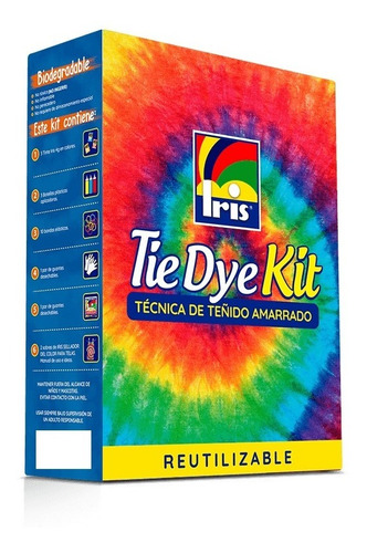 Kit Tie Dye Tinte Hogar Colorante Textil Teñir Ropa Batik 1a