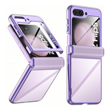 Funda Transparente Bisagra Protectora Con Mica Para Z Flip 5