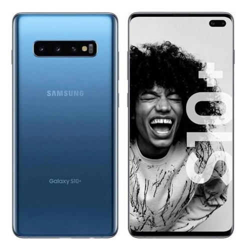 Samsung Galaxy S10+ 128 Gb Azul 8gb Ram - Open Box - Nuevo