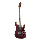 Guitarra Eléctrica Schecter Omen Extreme-6 Archtop De Arce/caoba Black Cherry Con Diapasón De Palo De Rosa