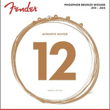 Cuerda De Guitarra Fender Phosphor Bronze 012 60l