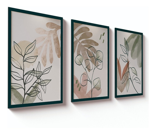 Quadro Decorativo Planta Floral Natureza 60x40 Sala Quarto