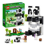 Lego Minecraft The Panda Haven, Casa De Juguete Móvil Con Fi