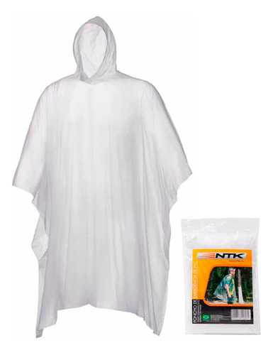 Poncho Capa De Chuva Impermeável Emergência Pesca Moto Ntk