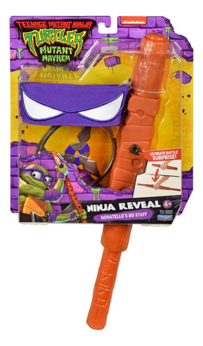 Antifaz Y Accesorios Bandai De Donatello Turtles Mutant Mayhem 4+