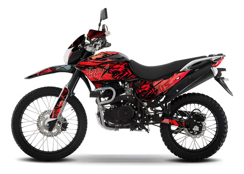 Kit De Calcas Btr Blood Rpm Para Moto 125\u002F150\u002F200\u002F250\u002F300 Cc | Meses sin interés