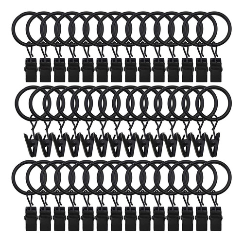 42 Paquetes De Anillos Para Cortinas, Con Clips, Cortinas De