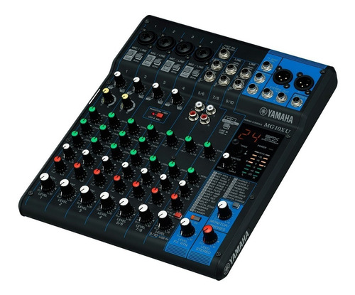 Consola Yamaha Mg10xu Mixer 10 Canales Efectos Usb - Full