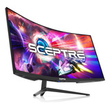 Sceptre Monitor Wqhd Curvado Ultra Ancho De 34 Pulgadas  X .