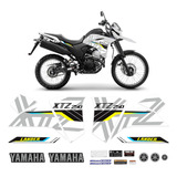 Adesivos Lander Xtz 250 2020 Faixa Tanque + Emblemas Yamaha