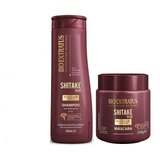 Kit Shitake Plus Shampoo 350ml + Máscara 250g Bio Extratus 