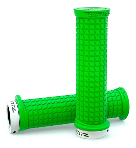 Puños Manoplas Mtb Mountain Lock On Bike Wirtz® Color Verde