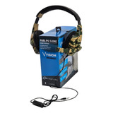 Fone Headphone Microfone De Lapela Gamer Camuflado Pc Ps4 Xb