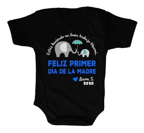 Pañalero Personalizado Feliz Primer Dia De La Madre