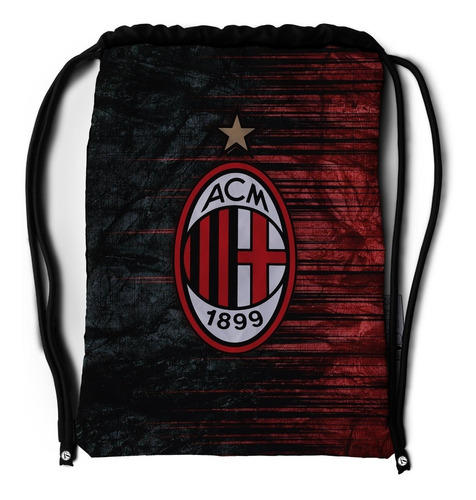 Tula Deportiva Impermeable Ac Milan