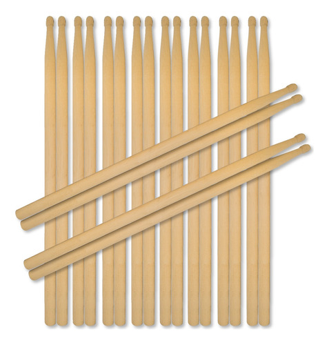 Baquetas Palillos Bateria Punta Madera 5a 5b 7a 2b