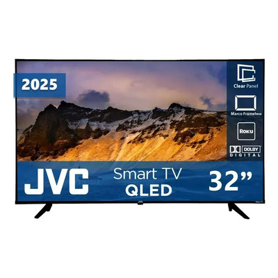 Smart Tv Pantalla Qled 32 Pulgadas Jvc Si32qrf Roku Tv 2k | Meses sin interés