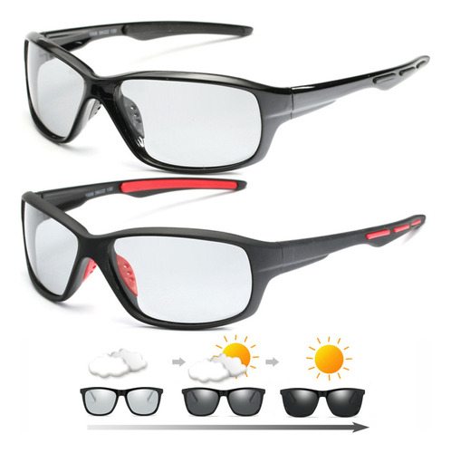 Gafas Fotocromaticas Polarized Transition Ciclismo Mtb Uv400