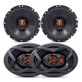 Kit 4 Alto Falantes Interno Jbl 6 Pol + 69 Pol 300w Rms Real