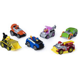 Carro Mini Vehículo Paw Patrol Metálico Patrulla Canina