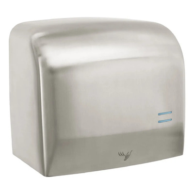 Secador De Manos Con Sensor Óptico, Acero Inoxidable, Foset Abp-60x Plateado