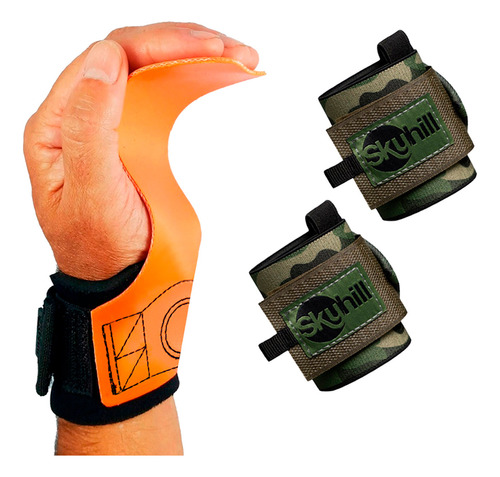 Kit Hand Grip Competition Skyhill E Munhequeira Camuflada