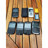 Lote X 6 Celulares Blackberry Y Samsumg A Revisar/repuestos