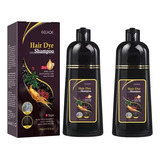 Champús Naturales Instantáneos Para Tinte De Cabello Castaño