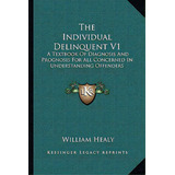 The Individual Delinquent V1: A Textbook Of Diagnosis And Prognosis For All Concerned In Understa..., De Healy, William. Editorial Kessinger Pub Llc, Tapa Blanda En Inglés