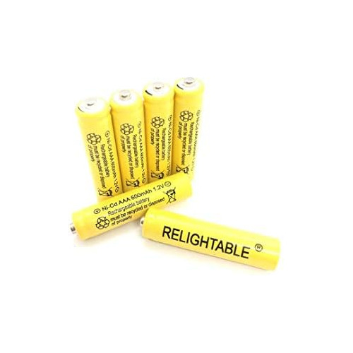 Baterías Recargables Nicd Aa/aaa De 600mah 1.2v Luces ...