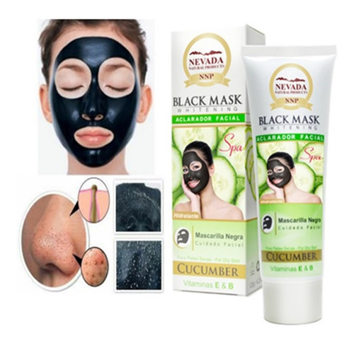 Mascarilla Negra Remueve Puntos Negro Pe - g a $166