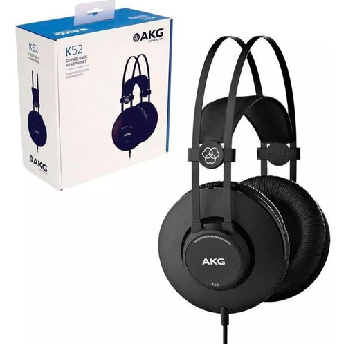 Audífonos Akg Blackshark K52 Abz Matte Black 