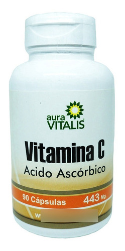3 Meses Vitamina C 443 Mg 90 Caps Aumenta Defensas Protejase Sabor Neutro