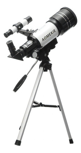 Telescopio Astronómico 300 X 70mm Oculares F30070 Color Blan