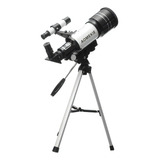 Telescopio Astronómico 300 X 70mm Oculares F30070 Color Blan