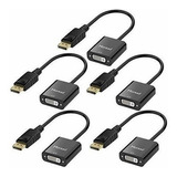 Adaptador Moread Displayport A Dvi Paquete De 5 Adaptador