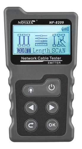 Función De Comprobador De Cables Poe Tester Lcd Network Poe