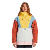 Anorak Dc Snow Mujer Chalet Amarillo-multi Fuk