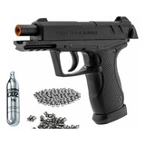 Arma De Pressão Gamo C-15 Semiautomática Pistola Co2 4.5mm