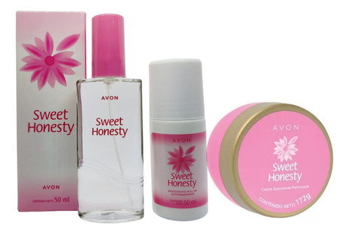 Perfume Dama Sweet Honesty Jazmín Avon Set Regalo Original