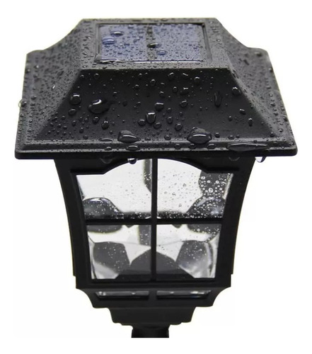 Farol Pared Luz Solar Led Para Exteriores Jardín Impermeable