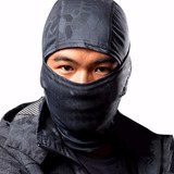 Balaclava Tático Militar Ninja Camuflada Piton Preta