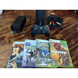 Xbox 360 Slim 4 Gb Kinect Control Y 5 Juegos Originales