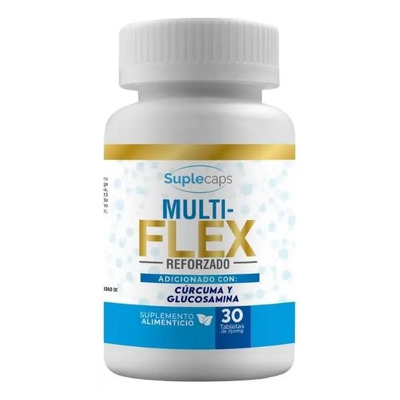 SupleCaps- MultiFlex Reforzado Ácido Hialurónico con Ortiga c\u002F30 tabletas de 750 mg C\u002Fu | Meses sin interés