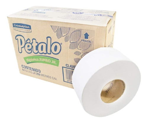 Papel Higiénico Pétalo En Bobina 6 Rollos C/250 Mts (90553)