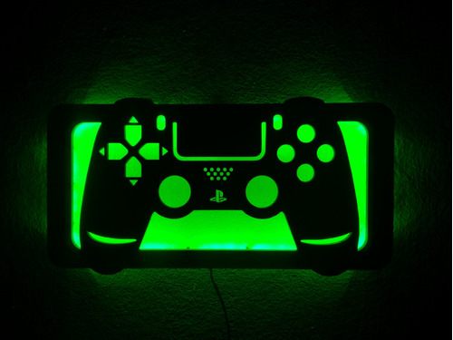 Velador Joystick Playstation Control Digitalfibro_neonled