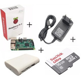 10 Kits Raspberry+ 32gb + Fontes +10 Cases +hdm+ Dissipador