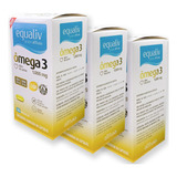 Kit 3 Unidades Omega 3 Equaliv 180 Caps Gel