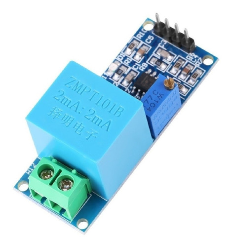 Módulo Sensor Tensão Ac 0-250v Voltímetro Zmpt101b Arduino